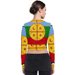 Long Sleeve Zip Up Bomber Jacket 