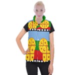 Flag Of The Mapuches Svg Women s Button Up Vest
