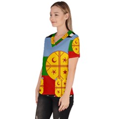 Women s V-Neck Scrub Top 