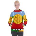 Flag Of The Mapuches Svg Women s Hooded Pullover