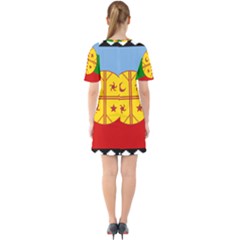 Sixties Short Sleeve Mini Dress 