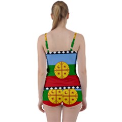 Tie Front Two Piece Tankini 