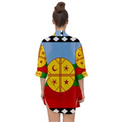 Open Front Chiffon Kimono 