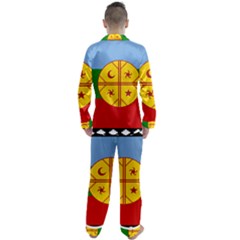 Men s Long Sleeve Satin Pajamas Set 