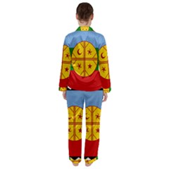 Women s Long Sleeve Satin Pajamas Set 