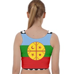 Velvet Racer Back Crop Top 