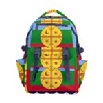 Flag Of The Mapuches Svg Carry-on Double Buckle Travel Backpack