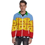 Flag Of The Mapuches Svg Men s High Neck Windbreaker