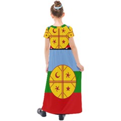 Kids  Short Sleeve Maxi Dress 