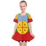 Flag Of The Mapuches Svg Kids  Smock Dress