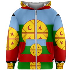Kids  Zipper Hoodie Without Drawstring 
