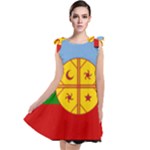 Flag Of The Mapuches Svg Tie Up Tunic Dress