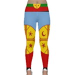 Flag Of The Mapuches Svg Lightweight Velour Classic Yoga Leggings
