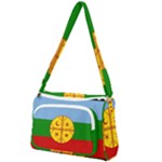 Flag Of The Mapuches Svg Front Pocket Crossbody Bag