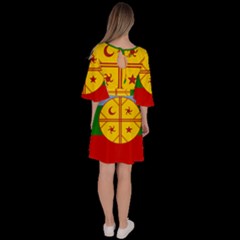 Velour Kimono Dress 