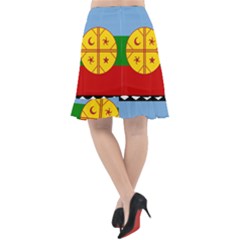 Fishtail Chiffon Skirt 