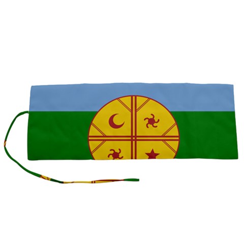 Flag Of The Mapuches Svg Roll Up Canvas Pencil Holder (S) from ArtsNow.com