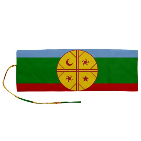Flag Of The Mapuches Svg Roll Up Canvas Pencil Holder (M) from ArtsNow.com