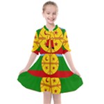 Flag Of The Mapuches Svg Kids  All Frills Chiffon Dress