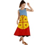 Flag Of The Mapuches Svg Summer Maxi Dress