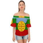 Flag Of The Mapuches Svg Off Shoulder Short Sleeve Top