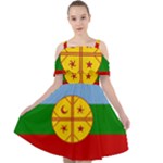 Flag Of The Mapuches Svg Cut Out Shoulders Dress