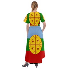Front Wrap High Low Dress 