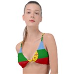 Flag Of The Mapuches Svg Knot Up Bikini Top
