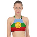 Flag Of The Mapuches Svg Halter Bikini Top