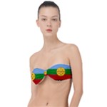 Flag Of The Mapuches Svg Classic Bandeau Bikini Top 