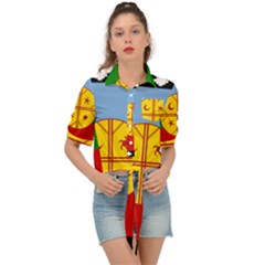 Tie Front Shirt  