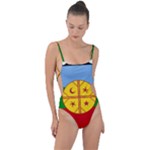 Flag Of The Mapuches Svg Tie Strap One Piece Swimsuit