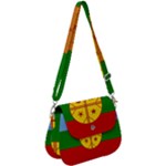 Flag Of The Mapuches Svg Saddle Handbag