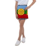 Flag Of The Mapuches Svg Kids  Tennis Skirt