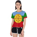 Flag Of The Mapuches Svg Open Back Sport T-Shirt