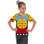 Flag Of The Mapuches Svg Kids  Mesh Piece T-Shirt