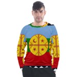 Flag Of The Mapuches Svg Men s Long Sleeve Raglan T-Shirt