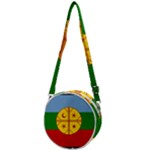 Flag Of The Mapuches Svg Crossbody Circle Bag