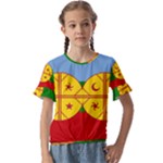 Flag Of The Mapuches Svg Kids  Cuff Sleeve Scrunch Bottom T-Shirt