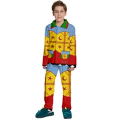 Kids  Long Sleeve Velvet Pajamas Set 