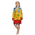 Kids  Long Sleeve Velvet Lounge Robe 