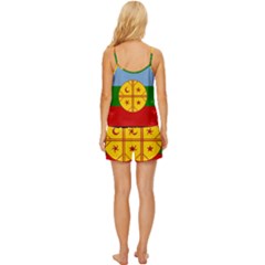 Satin Pajama Short Set 