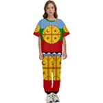 Flag Of The Mapuches Svg Kids  T-Shirt and Pants Sports Set