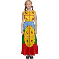 Kids  Satin Sleeveless Maxi Dress 