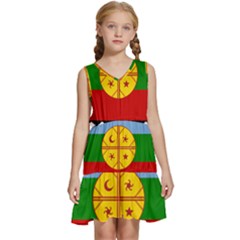 Kids  Sleeveless Tiered Mini Dress 