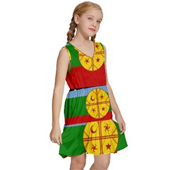 Kids  Sleeveless Tiered Mini Dress 