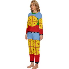 Womens  Long Sleeve Lightweight Pajamas Set 
