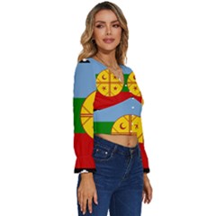 Long Sleeve V-Neck Top 