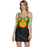 Flag Of The Mapuches Svg Flowy Camisole Tie Up Top