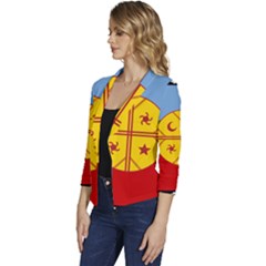 Women s Casual 3/4 Sleeve Spring Jacket 